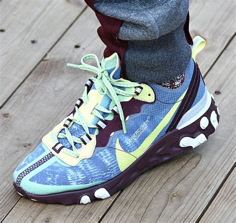 nike element react 87 weiß gelb|Nike react element 87 undercover.